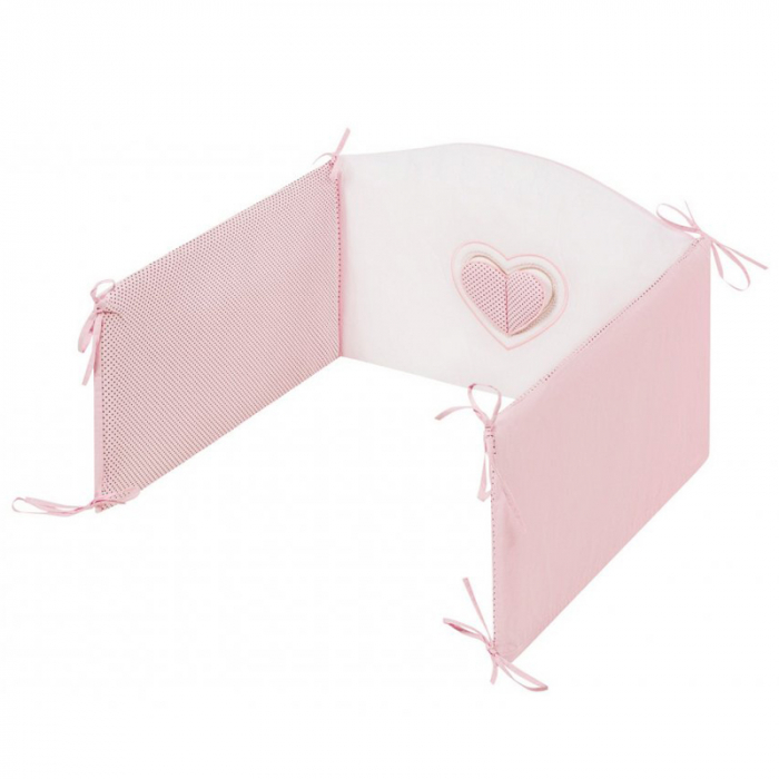 Set lenjerie de pat 5 piese pentru fete Belisima 3 Serca P01-690, Multicolor [2]