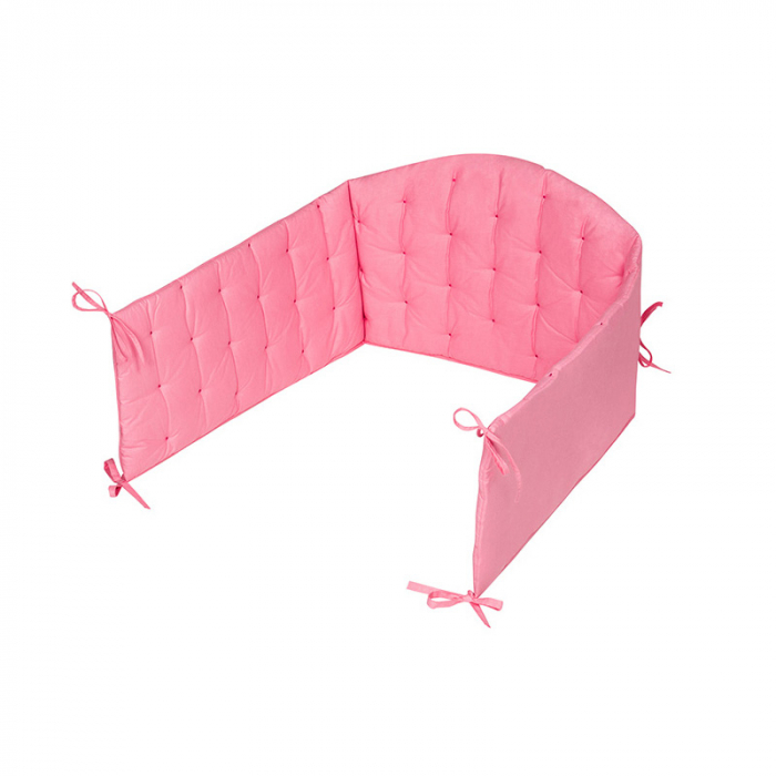 Set lenjerie de pat 6 piese 90 x 120 cm pentru fete Belisima Serduszko Moje P01-414, Roz [3]