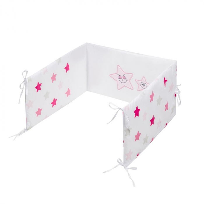 Set lenjerie de pat 6 piese pentru bebelusi Belisima P01-549R, Multicolor [5]