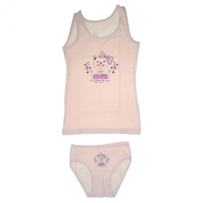 Set maiou si chilot pentru fete Golden Bee 250606R, Roz [1]