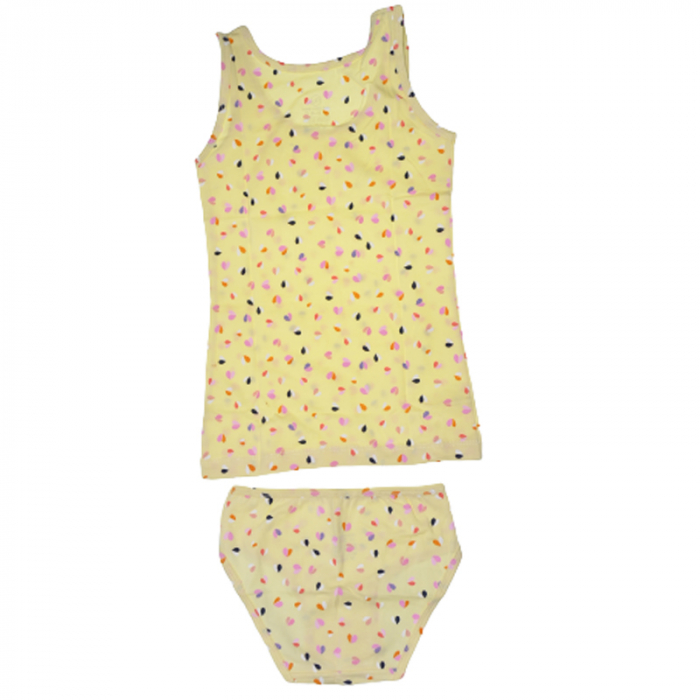 Set maiou si chilot pentru fete Golden Bee 260606G, Galben [2]