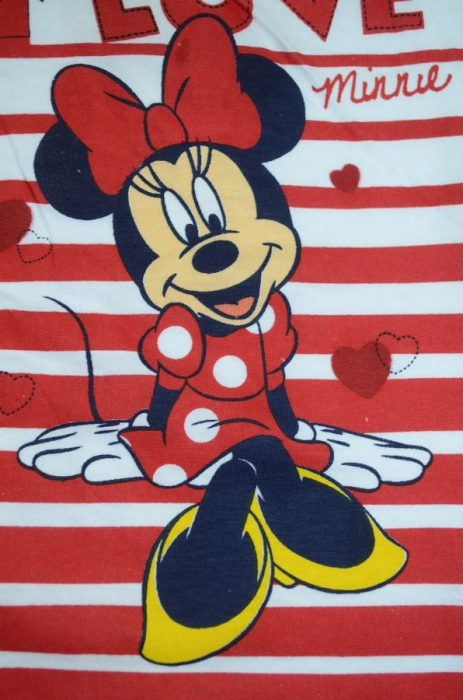 Set maiou si chilot pentru fete E Plus M Disney Minnie Mouse DIS MF 52 32 DIS MF 52 32 2181-128, Rosu [2]