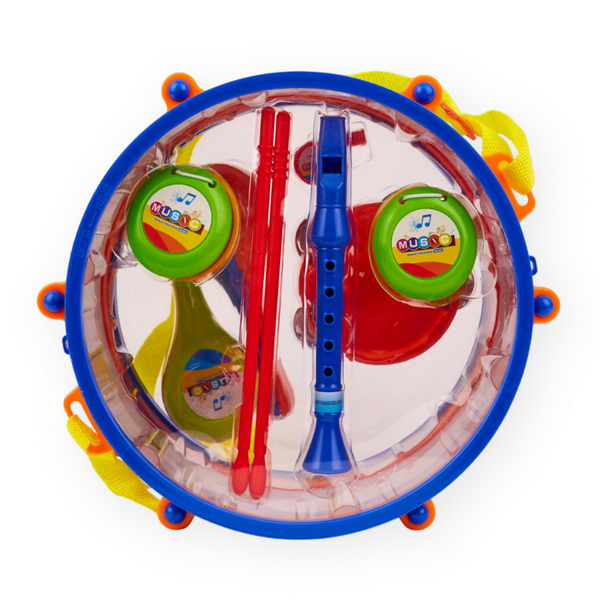 Set muzical cu 9 instrumente, pentru copii, Mini Junior WP2022, Multicolor [1]