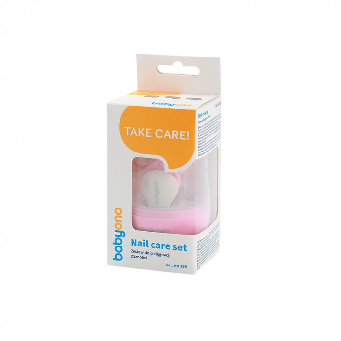 Set pentru ingrijirea unghiilor BabyOno 398/02, Roz [3]