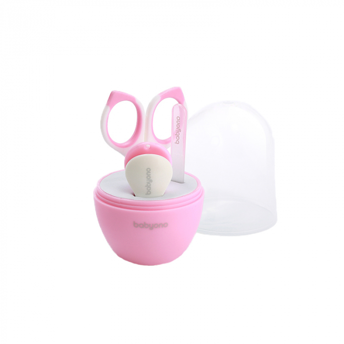 Set pentru ingrijirea unghiilor BabyOno 398/02, Roz [2]