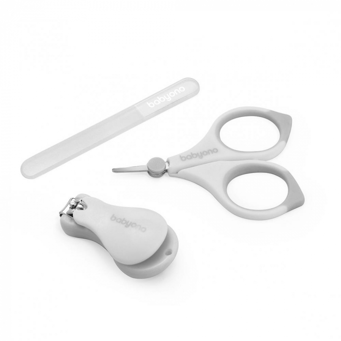 Set pentru ingrijirea unghiilor BabyOno 398/03, Gri [2]