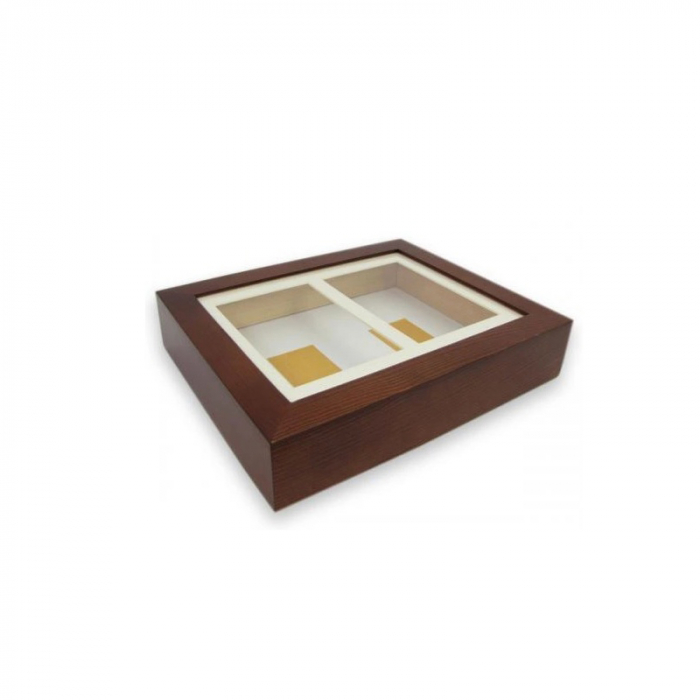 Set rama foto si amprenta pentru bebelusi 27,5 x 22,5 cm MEMORIES FACTORY AMF-W, Multicolor [3]