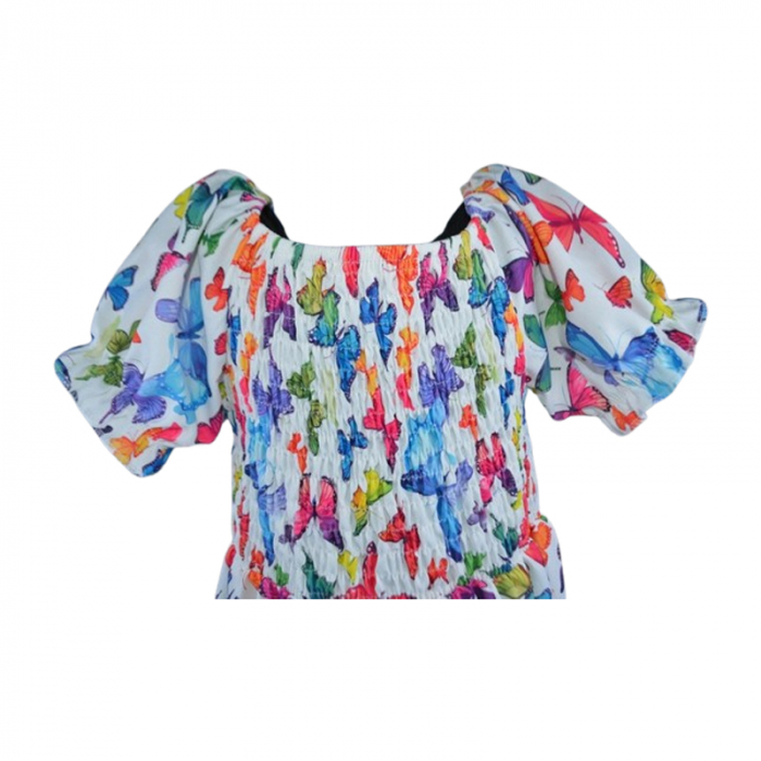 Set rochie casual si geanta pentru fete, Lucky, LK7132M, Multicolor [5]