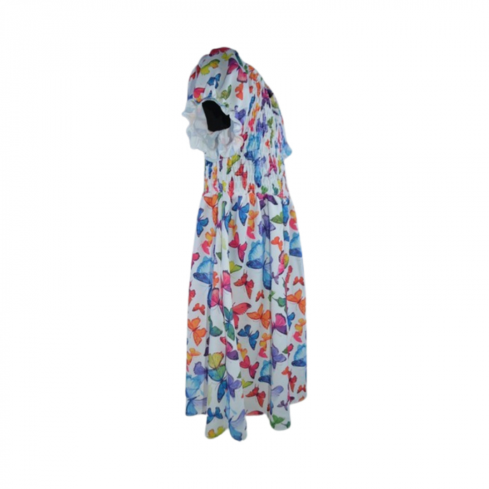 Set rochie casual si geanta pentru fete, Lucky, LK7132M, Multicolor [3]