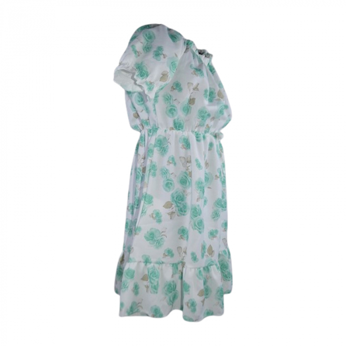 Set rochie casual si geanta pentru fete, Lucky, LK22104A, Verde [3]