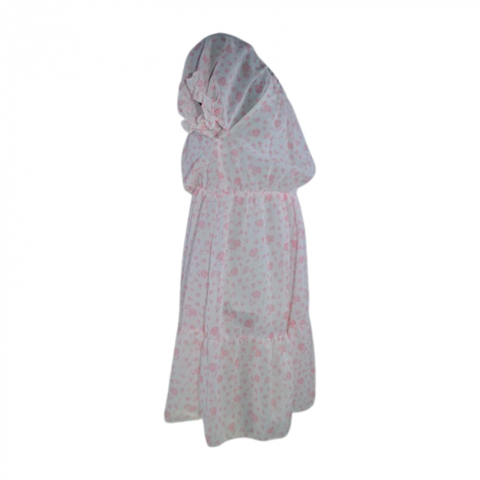 Set rochie casual si geanta pentru fete, Lucky, LK7096, Roz [4]