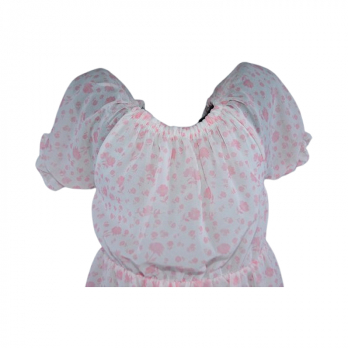 Set rochie casual si geanta pentru fete, Lucky, LK7096, Roz [3]