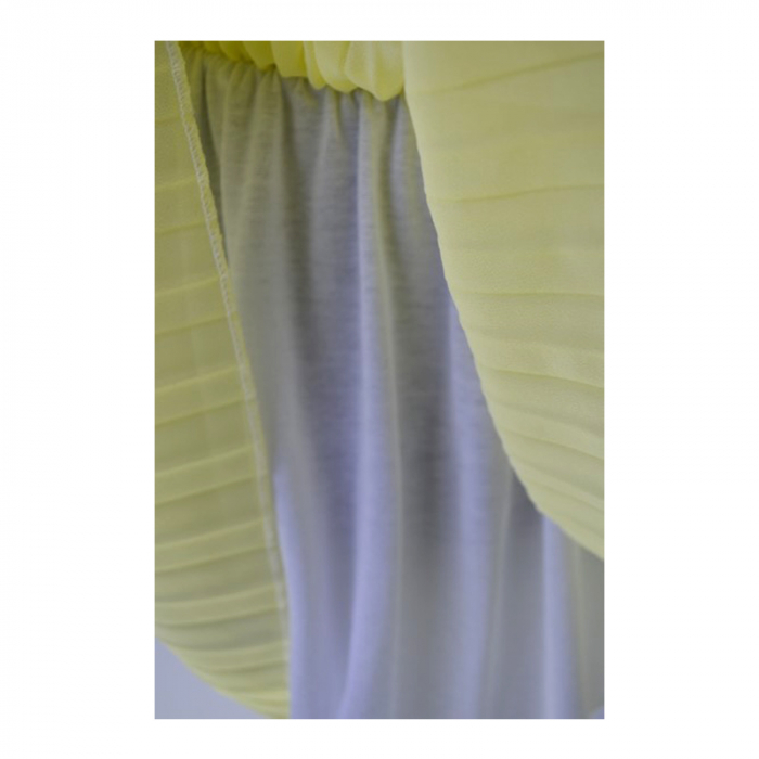 Set rochie casual si geanta pentru fete, Mini Junior, RMJ3006, Galben [3]