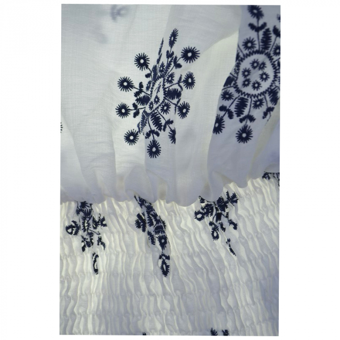 Set rochie casual si geanta pentru fete, Mini Junior, RMJ3006A, Alb [4]