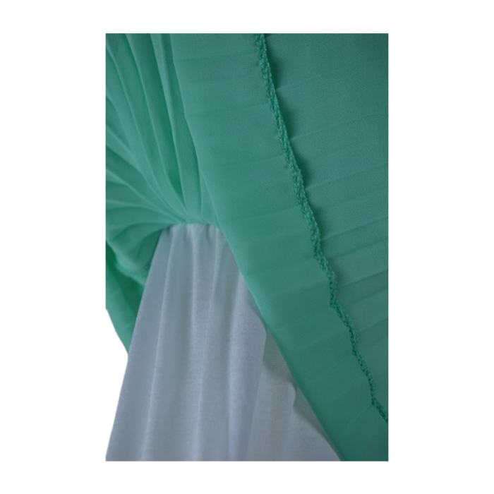 Set rochie casual si geanta pentru fete, Mini Junior, RMJ3006V, Verde [4]