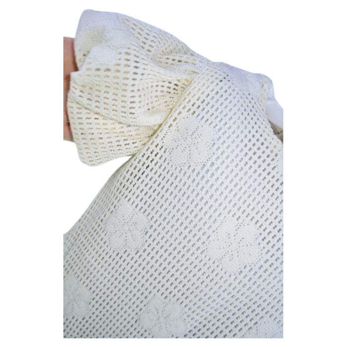Set rochie eleganta cu maneca scurta si geanta pentru fete, Mini Junior 11261, Crem [4]