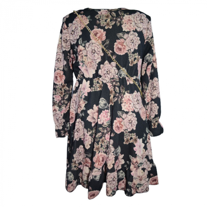 Set rochie eleganta si geanta pentru fete New Collection 9137, Negru [2]