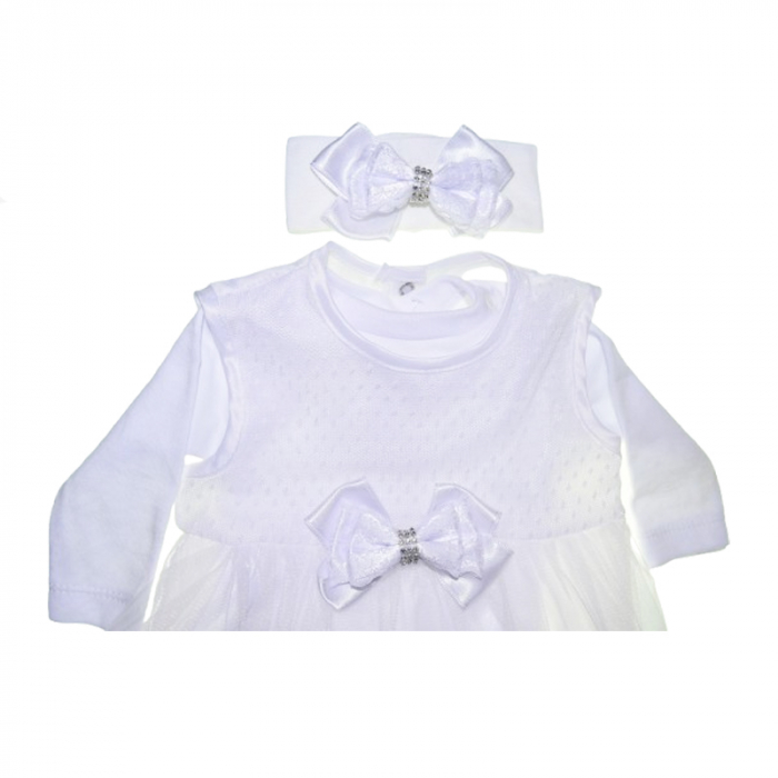 Set rochita 5 piese pentru fete Mini Junior SET-5100A, Alb [3]
