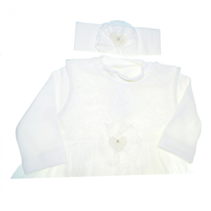 Set rochita 5 piese pentru fete Mini Junior SET-5100C, Crem [3]