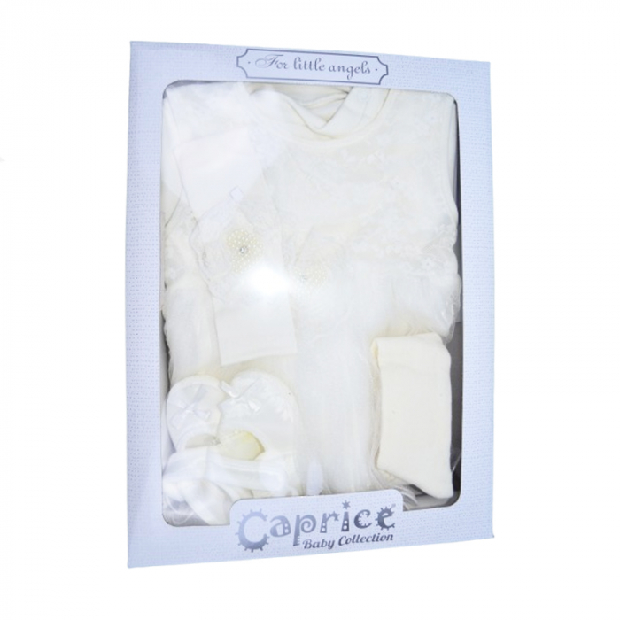 Set rochita 5 piese pentru fete Mini Junior SET-5100C, Crem [2]