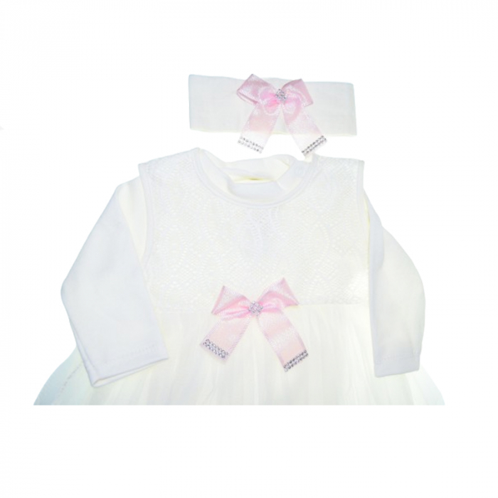 Set rochita 5 piese pentru fete Mini Junior SET-5100CR, Crem [3]
