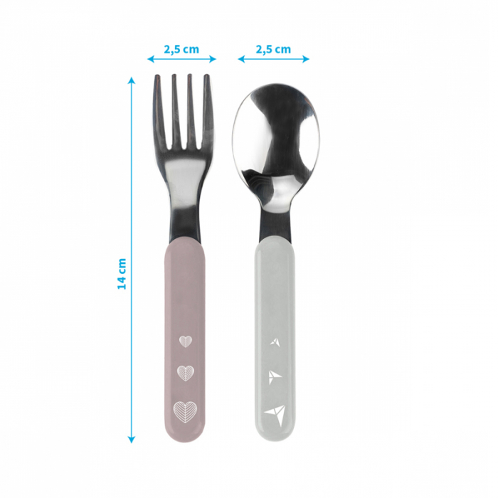 Set tacamuri pentru copii BabyOno 1065/02, Roz [2]