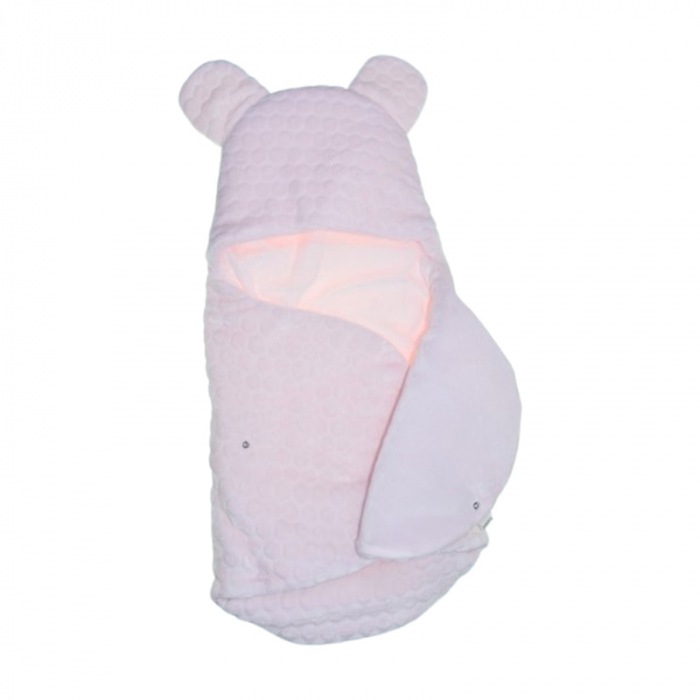 Sistem de infasat reglabil, 70 cm, pentru bebe, Mini Junior 95025R, Roz [2]