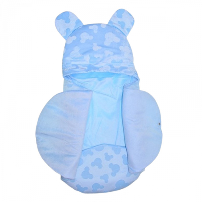 Sistem de infasat reglabil, 70 cm, pentru bebe, Mini Junior 95025A, Albastru [3]