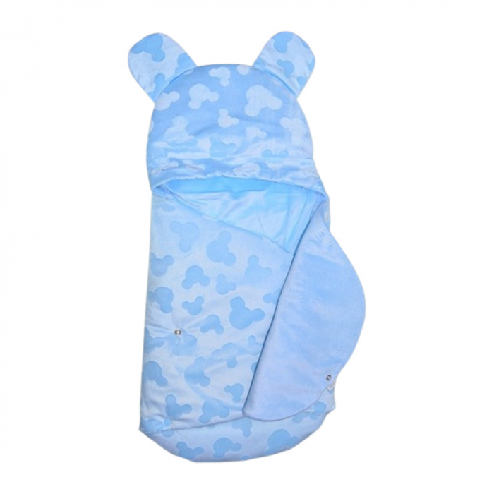 Sistem de infasat reglabil, 70 cm, pentru bebe, Mini Junior 95025A, Albastru [2]