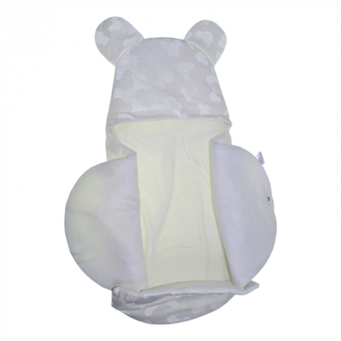 Sistem de infasat reglabil, 70 cm, pentru bebe, Mini Junior 95025C, Crem [3]