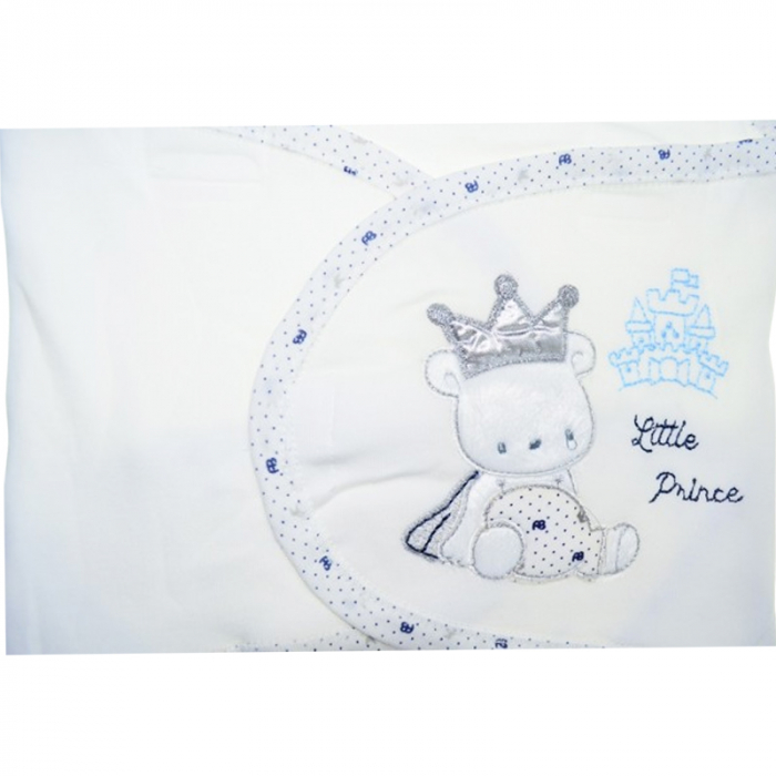 Sistem de infasat reglabil din bumbac 62 cm pentru bebe Mini Junior SIN-2092, Alb [2]