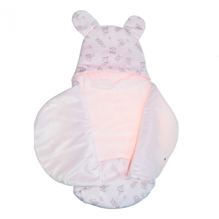 Sistem de infasat reglabil 90 cm pentru bebe Mini Junior SIN-92010R, Roz [3]