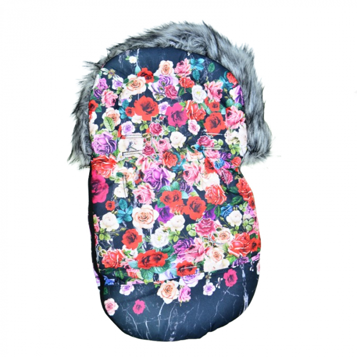 Sac de dormit pentru carucior cu fermoar si blanita detasabila BabyActive PRTB-1, Multicolor [4]