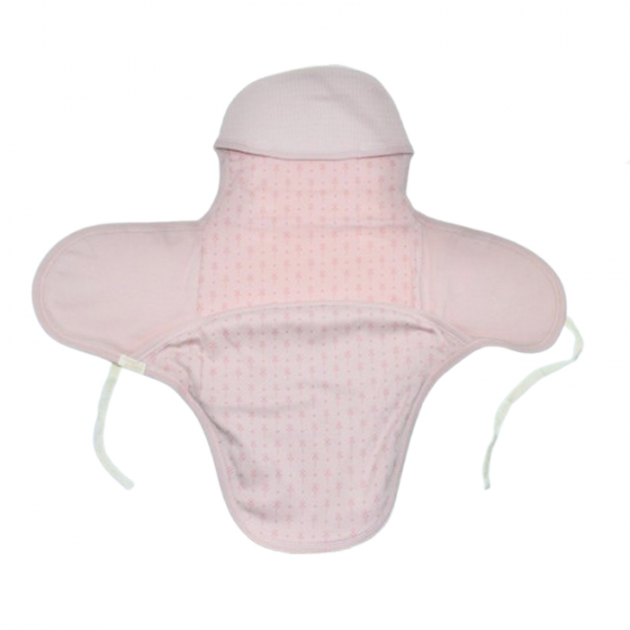 Sistem de infasat reglabil din bumbac 62 cm pentru bebe Mini Junior SIN-20119, Roz [4]