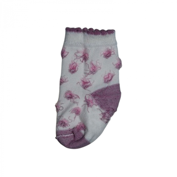 Sosete antiderapante pentru fete, Mini Junior, SSTMJ-28C, Crem [3]