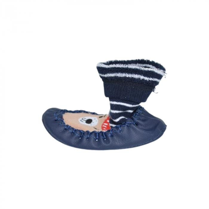 Sosete cu talpa antiderapanta pentru baieti, SSTMJ-1034-14, Bleumarin [3]