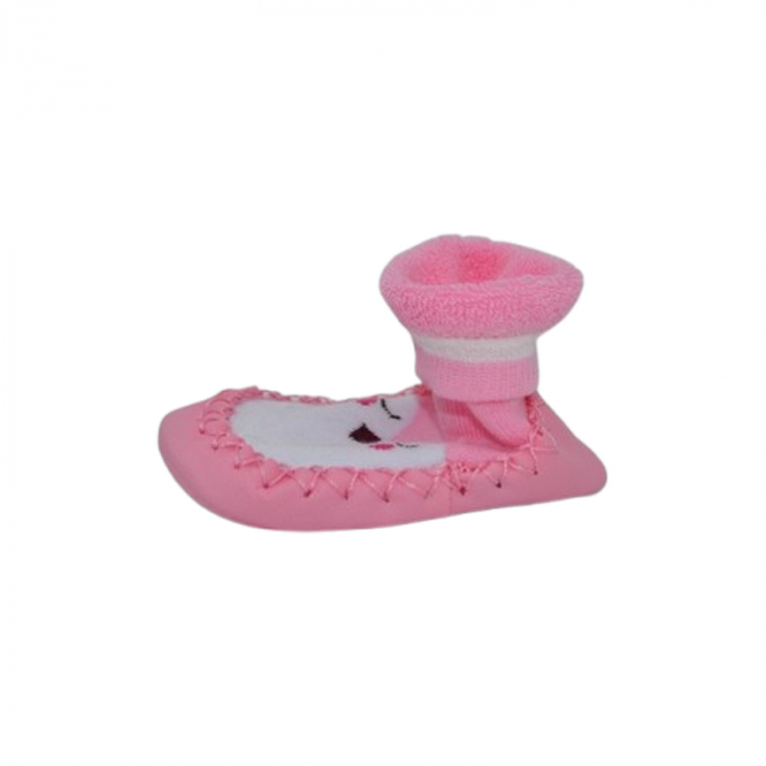 Sosete cu talpa antiderapanta pentru fete, SSTMJ-1034-2, Roz [3]