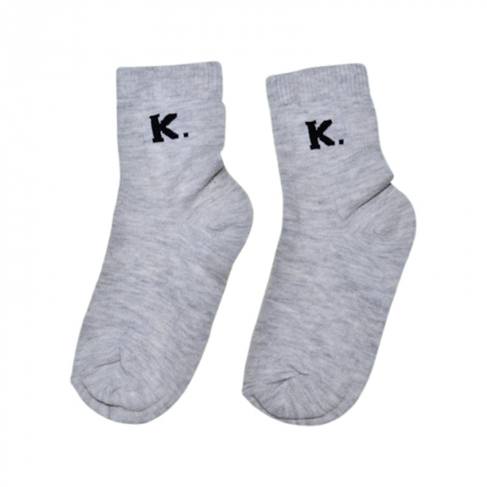 Sosete din bumbac, pentru baieti, Karatepe 2508G, Gri [1]