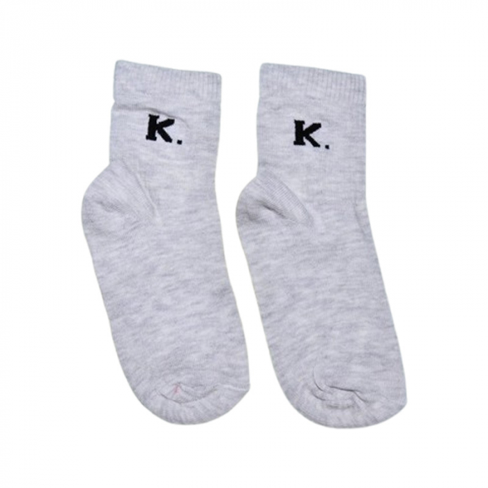 Sosete din bumbac, pentru baieti, Karatepe 2508G, Gri [2]