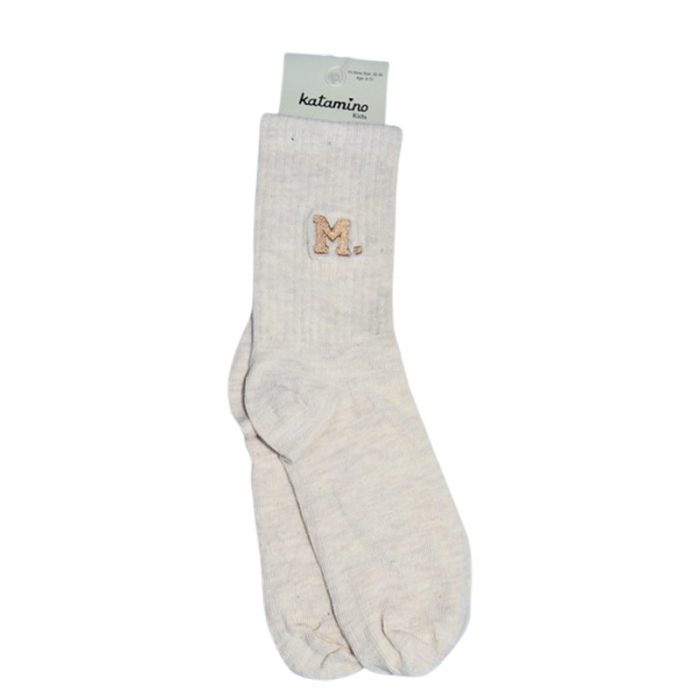 Sosete din bumbac pentru baieti, Katamino K22237-4, Crem [3]