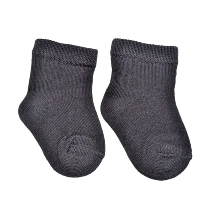 Sosete din bumbac pentru baieti, Milusie SST0611N-5-6, Negru [2]