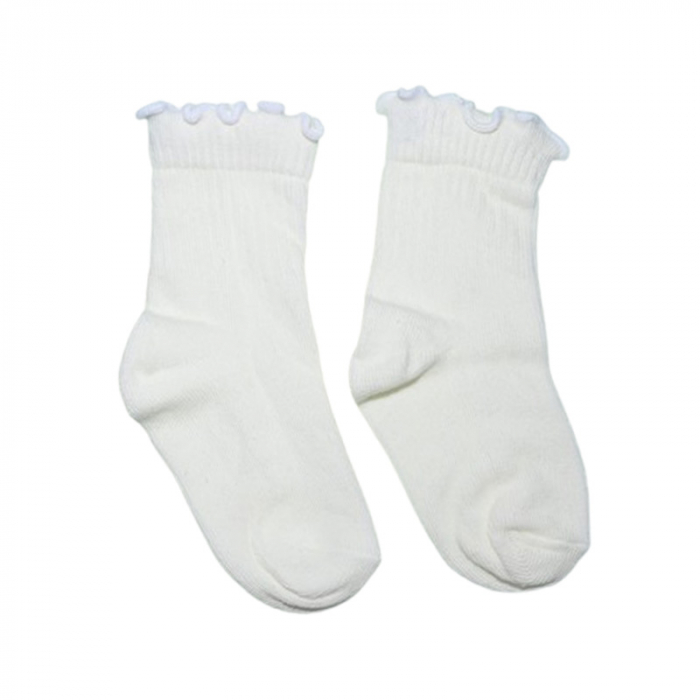 Sosete din bumbac, pentru fete, Karatepe 2508C, Crem [2]