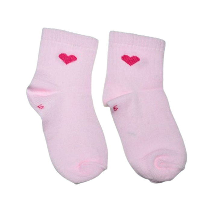 Sosete din bumbac, pentru fete, Karatepe 2508IR2, Roz [2]