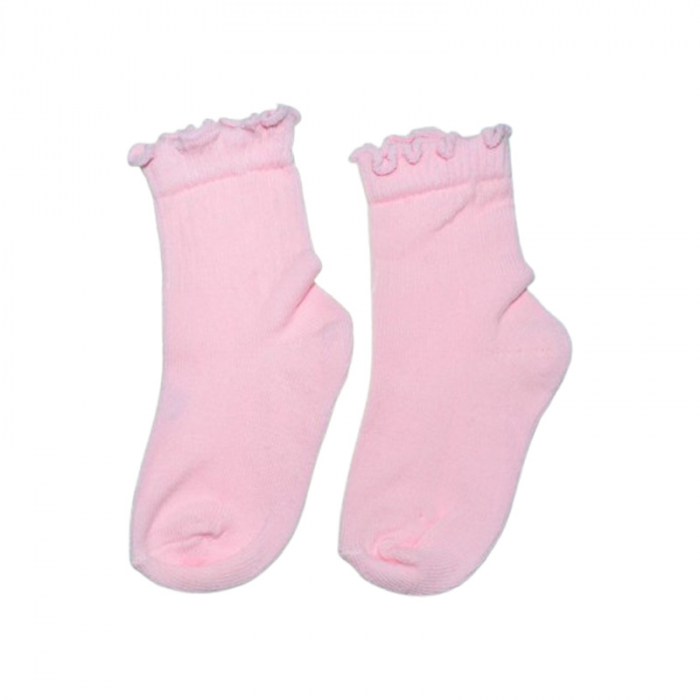 Sosete din bumbac, pentru fete, Karatepe 2508R, Roz [1]