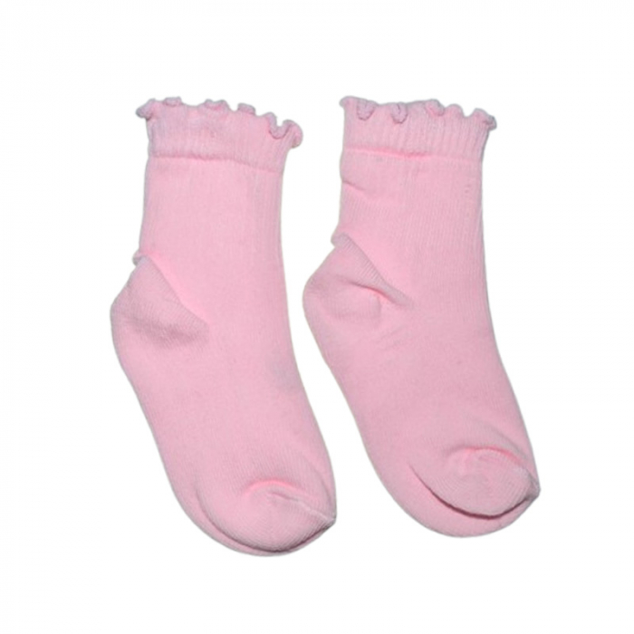 Sosete din bumbac, pentru fete, Karatepe 2508R, Roz [2]