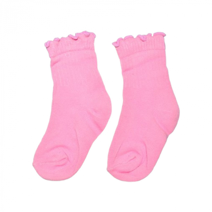 Sosete din bumbac, pentru fete, Karatepe 2508R2, Roz [1]