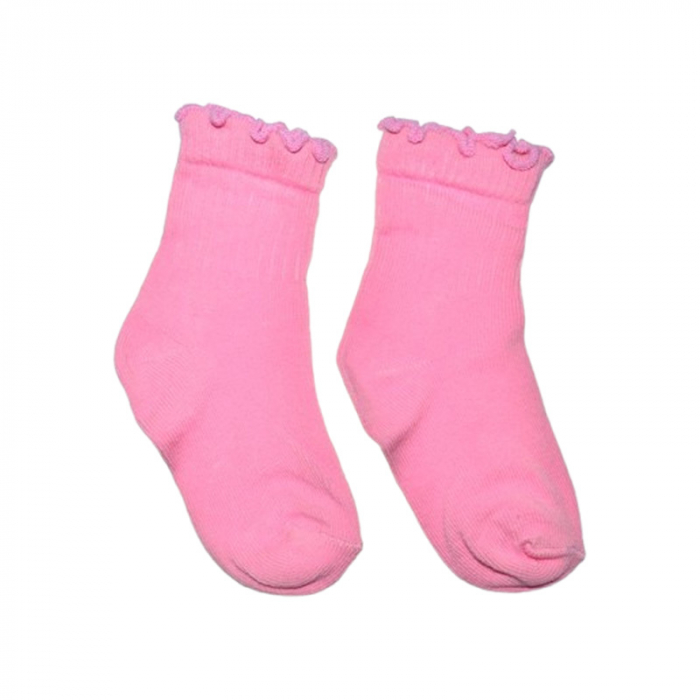 Sosete din bumbac, pentru fete, Karatepe 2508R2, Roz [2]