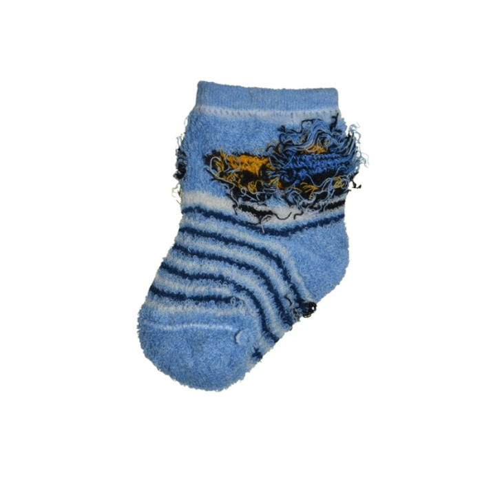 Sosete flausate pentru baieti, Mini Junior, SSTMJ-13A, Albastru [3]