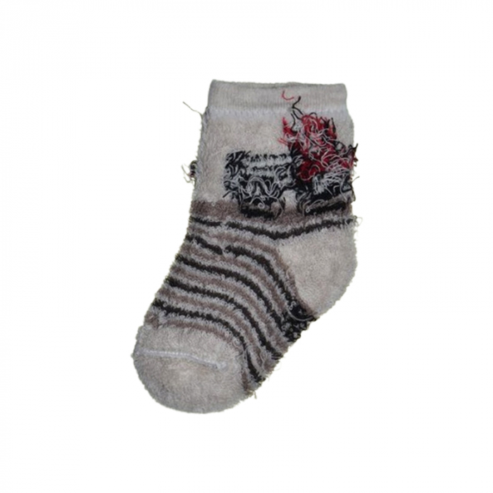 Sosete flausate pentru baieti, Mini Junior, SSTMJ-15B, Bej [3]