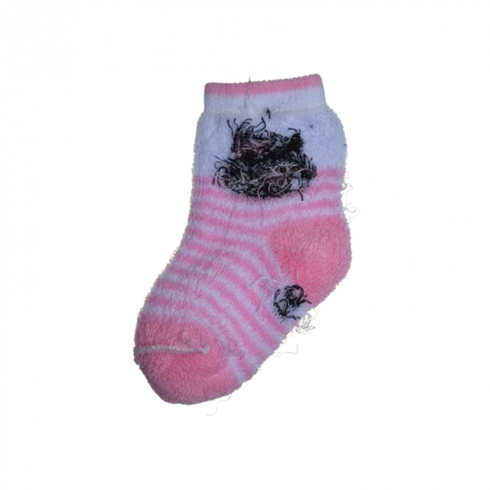 Sosete flausate pentru fete, Mini Junior, SSTMJ-1R, Roz [3]